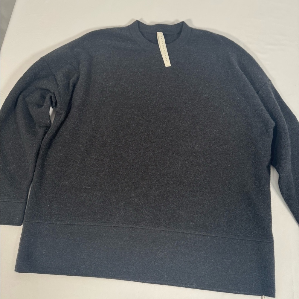 Lauren Manoogian Dark Gray Crewneck Sweater. Merino Wool. Brand new with tags